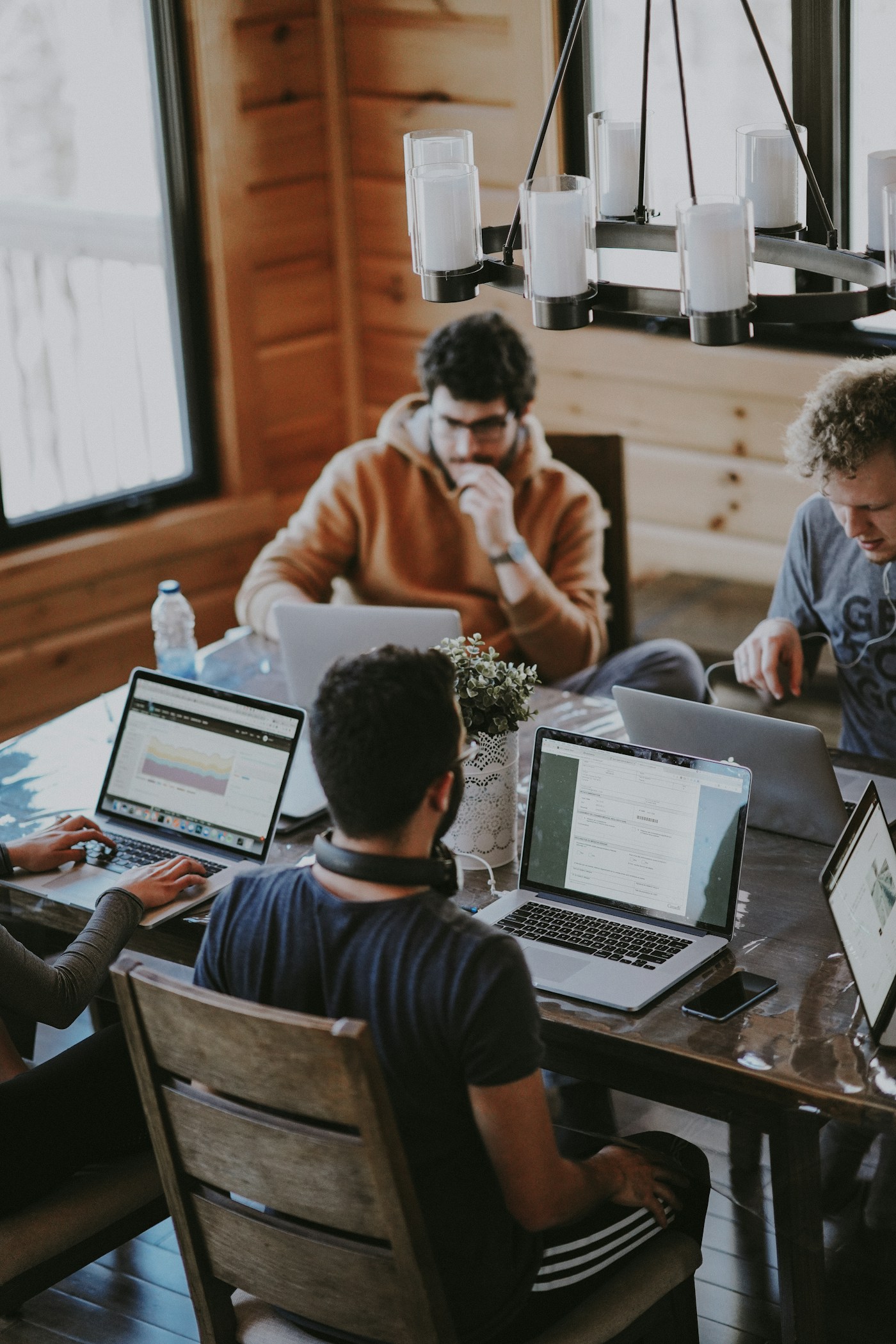 A team mapping a business problem